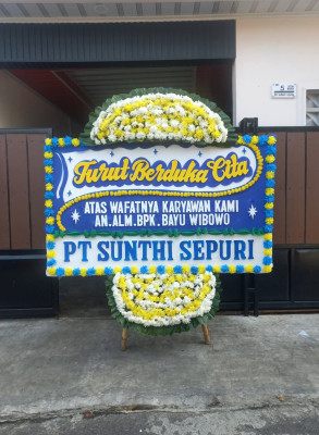 Papan Bunga Duka di Pancalang